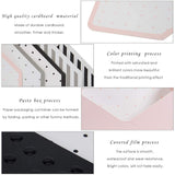 Envelope Gift Boxes, Folding Floral Bouquet Paper Boxes, Polka Dot & Striped Pattern, Mixed Color, 20x30x0.7cm, Unfold: 35.5x27x0.2cm
