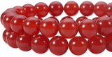 Natural Carnelian Bead Strands, Dyed, Grade A, Round, 8mm, Hole: 1mm, about 48pcs/strand, 15.5 inch, 1strand/set