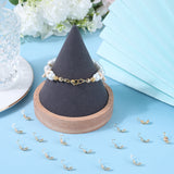 40Pcs Brass Bead Tips, Calotte Ends, Clamshell Knot Cover, Shell, Real 18K Gold Plated, 16x5mm, Hole: 3mm, Inner Diameter: 4.5x4mm