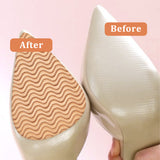 Rubber Self-adhesive Anti-Slip Shoe Bottom Pads, Rectangle, Saddle Brown, 99x84x3mm