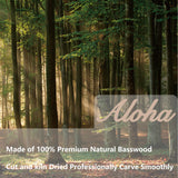 Laser Cut Basswood Wall Sculpture, for Home Decoration Kitchen Supplies, Word Aloha, Word, 120x300x5mm