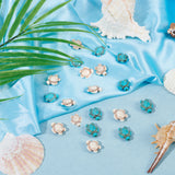 DIY Gemstone Bracelet Making Kits, Including Tortoise Synthetic Turquoise Beads, Elastic Thread, Mixed Color, Beads: 18~18.5x14~15x8mm, Hole: 1~1.5mm, 100Pcs/set