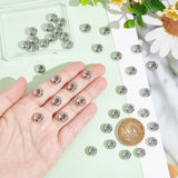 40Pcs 201 Stainless Steel Beads, with Plastic, Slider Beads, Stopper Beads, Rondelle, Stainless Steel Color, 9x4.5mm, Hole: 3mm