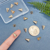 20Pcs 2 Style Brass Bead Cones, Golden, 10pcs/style