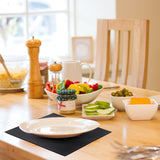 Silicone Mats, Antiskid Placemat, Square, Black, 200x200x2mm