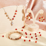 Natural Carnelian Beads, Round, 6mm, Hole: 2mm, 50pcs/box