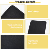 Felt Inserts Bag Bottom, Cushion Pad, Rectangle, Black, 35x18x0.45cm