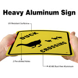 UV Protected & Waterproof Aluminum Warning Signs, Yellow, 250x250x1mm, Hole: 5mm