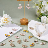 30Pcs 3 Colors Alloy Enamel Pendants, Bee Charm, Golden, 15x22.5x2mm, Hole: 2mm, 10pcs/color