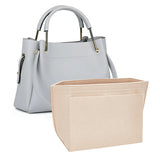 Wool Felt Purse Organizer Insert, Mini Envelope Handbag Shaper Premium Felt, Bag Accessories, Rectangle, BurlyWood, 23.5x13.5x18cm