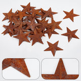 Rust Iron Big Pendants, Star, Sienna, 59x62x6mm, Hole: 2.5mm