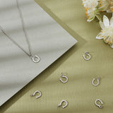 30Pcs 304 Stainless Steel Charms, Horseshoe, Stainless Steel Color, 13x10x1mm, Hole: 3mm