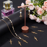 10Pcs 201 Stainless Steel Pendants, Sword, Real 18K Gold Plated, 27.5x10.5x2.5mm, Hole: 2mm