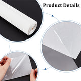 Acrylic Heat Transfer Film, Hotfix Blank Tape, for DIY Hotfix Rhinestone, White, 315x0.5mm, about 5m/roll