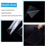 Organic Glass Sheet, for Craft Projects, Signs, DIY Projects, Rectangle, Clear, 29.6x21x0.06cm
