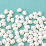 Grade A Natural Cultured Freshwater Pearl Beads Strands, for Mother's Day Gift, Rice, White, 6~7x5~5.5mm, Hole: 0.8mm, about 46~52pcs/strand, 13.78 inch(35cm)