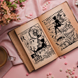 Custom PVC Plastic Stamps, for DIY Scrapbooking, Photo Album Decorative, Cards Making, Stamp Sheets, Film Frame, Angel & Fairy, 29.7x21cm