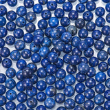 Natural Lapis Lazuli Beads, Dyed, Round, 8mm, Hole: 1mm, about 180pcs/box