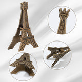 Tibetan Style Alloy Memo Holders, Message Photo Holder Clips, Eiffel Tower, Antique Bronze, 54x35x18mm