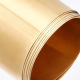 Copper Rolls, for Mechanical Cutting, Precision Machining, Mould Making, Gold, 10x0.01cm