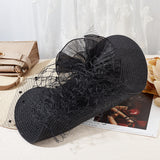2Pcs 2 Colors Polyester Imitation Straw Oval Hat Base for Millinery, Lolita Sunhat, Mixed Color, 425x300~310x3mm, 1pc/color