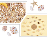 Natural Spiral Shell Beads, No Hole, Lemon Chiffon, 7~12x3~7x3~7mm, about 1400~1500pcs/box