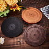 Flat Leather Jewelry Cord, Jewelry DIY Making Material, Coconut Brown, 5x2mm, about 5.47 Yards(4.8~5m)/Roll