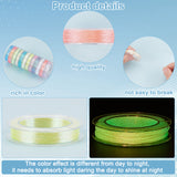 12 Rolls 12 Colors 1-Ply Polycotton(Polyester Cotton) Embroidery Floss, Luminous Thread, Iridescent Thread, for Hand & Machine Sewing, Tassel Embroidery, Mixed Color, 0.1mm, about 100m/roll, 1 roll/color