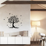 PVC Wall Stickers, Wall Decoration, Tree of Life Pattern, 350x570mm
