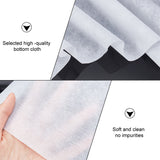 Non-woven Interlining Cloth, Tear Away Stabilizer for Embroidery, Square, White, 1000x1000x0.2mm, 4 sheets/set