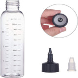 Plastic Empty Bottle, Clear, 16.5cm, Capacity: 110ml, 12pcs/set