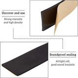 Strong Adhesion EVA Sponge Foam Rubber Tape, Anti-Collision Seal Strip, Black, 30x3mm, 10m/roll