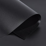 PVC Scrapbook Paper Pad, for DIY Album Scrapbook, Greeting Card, Background Paper, Black, 1000x400x0.5mm