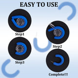 Snowflake & Arch Shape Polymer Clay Earring Charms Guide, Acrylic Cutters for Polymer Clay Jewelry Making, Clear, 18~56.5x7.8~39.5x0.5~6mm