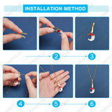 120Pcs 3 Style Brass Ice Pick Pinch Bails, Golden, 9~20x6~9x3~9mm, Hole: 3.5~4x4~6mm, 40pcs/style