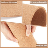 Cork Sheets, for Kitchen Hot Mats, Cup Mats, Bulletin, Rectangle, 300x210x6mm