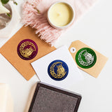 Brass Wax Seal Stamp with Handle, for DIY Scrapbooking, Owl Pattern, 3.5x1.18 inch(8.9x3cm)