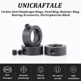 Carbon Steel Diaphragm Rings, Fixed Ring, Retainer Ring, Bearing Accessories, Electrophoresis Black, 21x9mm, Inner Diameter: 12mm