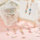 48Pcs 12 Style Alloy Enamel Pendants, Cadmium Free & Lead Free, Light Gold, Ice Cream, Mixed Color, 4pcs/style