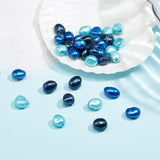 36Pcs 3 Colors Dyed Natural Cultured Freshwater Pearl Beads, Oval, Mixed Color, 10~15x6~10mm, Hole: 0.8mm, 12pcs/color