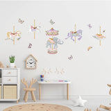Translucent PVC Self Adhesive Wall Stickers, Waterproof Building Decals for Home Living Room Bedroom Wall Decoration, Others, 960x390mm, 2 sheets/set