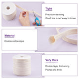 25M Flat Cotton Hollow Cord, Shoeslace Making, Clothes Accessories, with Plastic Spool, PapayaWhip, 12~15x2mm, about 27.34 Yards(25m)/pc