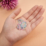 8/0 Round Glass Seed Beads, Colorful, 3mm, Hole: 1mm, about 2000pcs/box