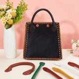 16Pcs 8 Colors PU Imitation Leather Bag Handles, Sew on Bag Straps, Mixed Color, 32x2.95x1.65cm, 2pcs/color