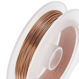 Round Copper Wire for Jewelry Making,0.6mm/0.8mm/1mm,3 rolls/set