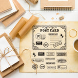 Rubber Clear Stamps, for Card Making Decoration DIY Scrapbooking, Others, 22x18x0.8cm