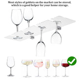 4-Hole Acrylic Wall-Mounted Glass Holder Display Racks, Whiskey Spirits Wine Glass Holder, with Iron Screws, Clear, 28x10x0.3cm