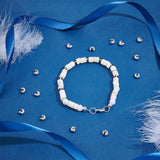 150Pcs 304 Stainless Steel Crimp Beads Covers, Stainless Steel Color, 4.5mm, Hole: 2mm