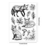 Fox Summer Theme Clear Stamps