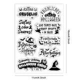 Custom Summer Theme PVC Plastic Clear Stamps, for DIY Scrapbooking, Photo Album Decorative, Cards Making, Word, 160x110mm